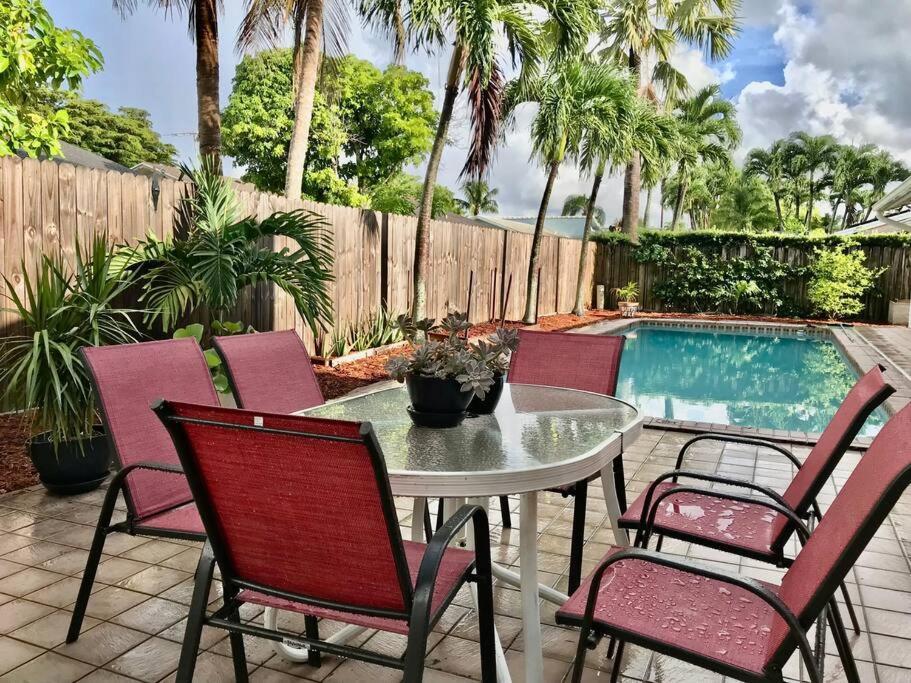 Pool House In Tropical Miami Villa Dış mekan fotoğraf